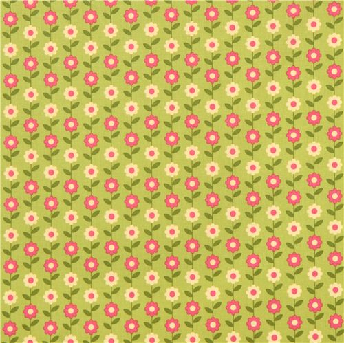 green daisy flower fabric Riley Blake 'Summer Song 2' Fabric by Riley ...