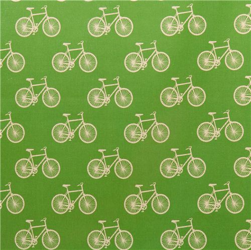 green echino bike laminate fabric cycling 2