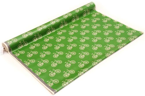 green echino bike laminate fabric cycling 3