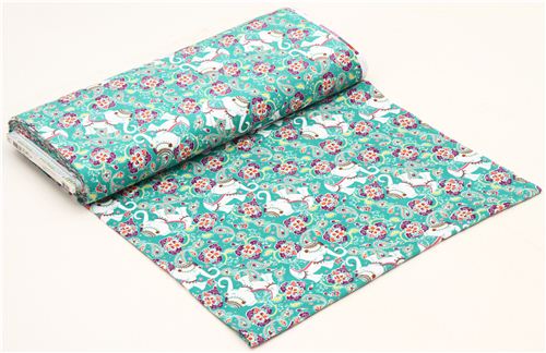 green elephant corduroy fabric Robert Kaufman Cool Cords 3