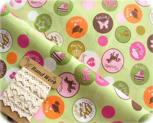 green fabric crown cake horse heart gold 0.5m 1