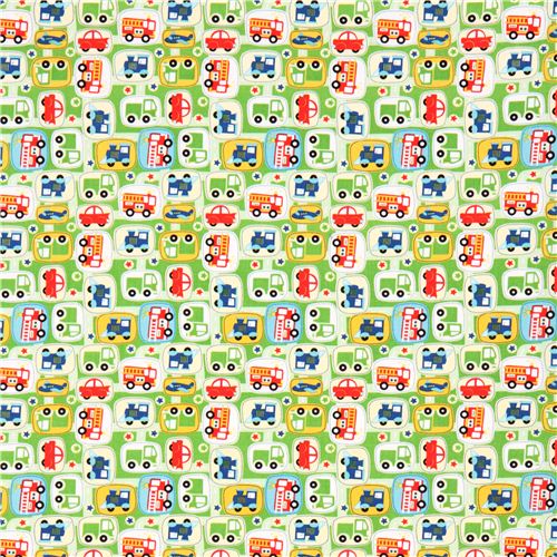 green firefighter truck fabric Daily Commute from the USA - modeS4u