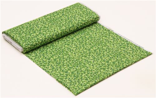 green fun square fabric by Michael Miller USA 4