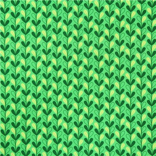 green leaf vine fabric by Michael Miller from the USA 2