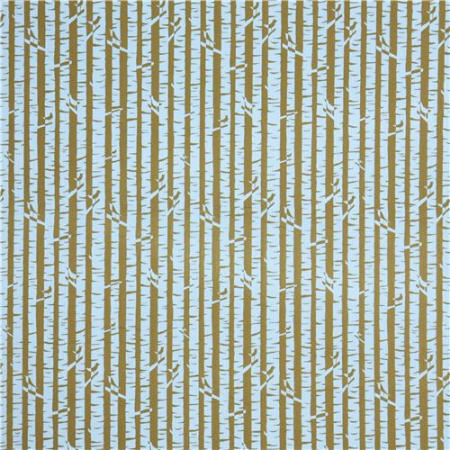 green monaluna birch tree flower organic fabric birches USA 2