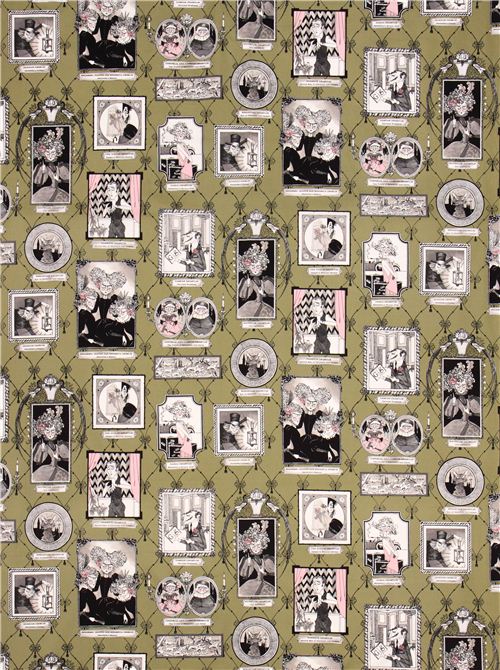 green witch gallery fabric Alexander Henry The Ghastlies 3