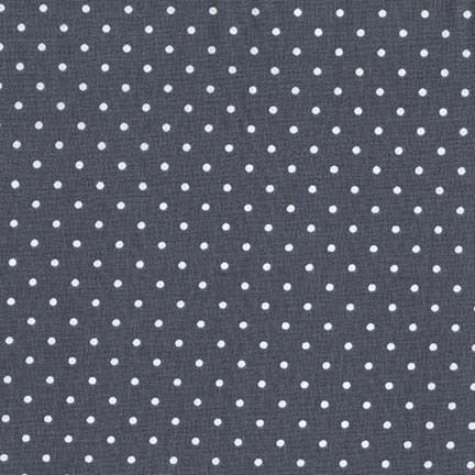 grey Michael Miller dot fabric Pinhead 1