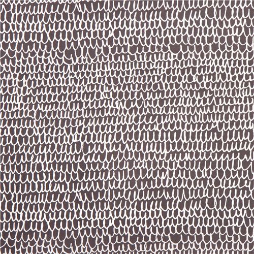 grey 'Shrubbery' flower Cloud 9 organic coton fabric 2