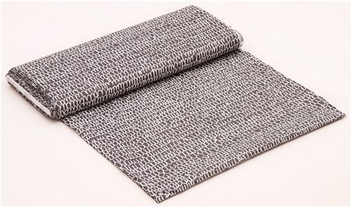 grey 'Shrubbery' flower Cloud 9 organic coton fabric 3