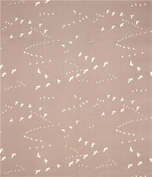 grey bird animal canvas organic fabric birch USA 2