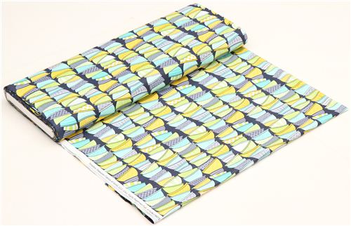 grey-blue kitchen bowl fabric by Timeless Treasures USA 3