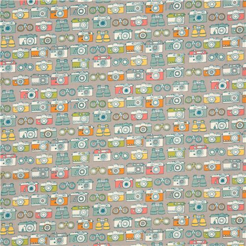 grey camera and binoculars organic fabric by birch USA 2