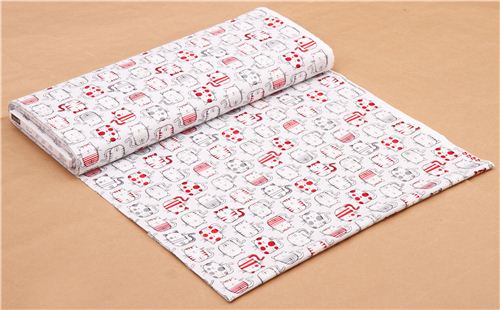grey cat tissu srie animaux multi by Timeless Treasures 3