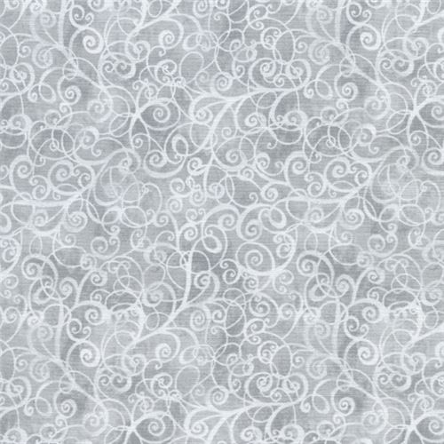 grey cute swirl pattern fabric Timeless Treasures Fabric
