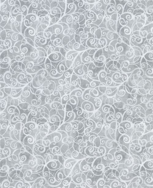 grey cute swirl pattern fabric Timeless Treasures Fabric by Timeless ...