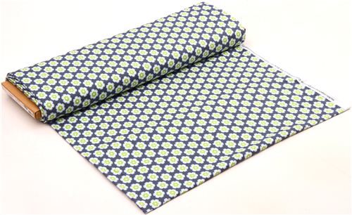grey flower Vivid Leilani knit fabric Riley Blake 3