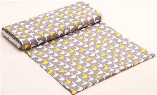 grey goose duck fabric Urban Zoologie by Robert Kaufman USA 3