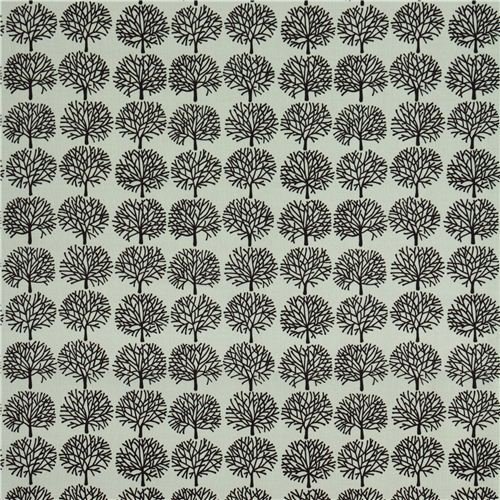 Ghastlie Forest Spooky Bare Tree in Row Fabric by Alexander Henry - modeS4u