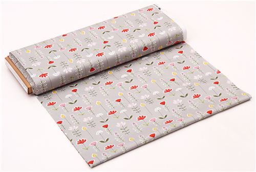 grey monaluna flower organic fabric bouquet USA 3
