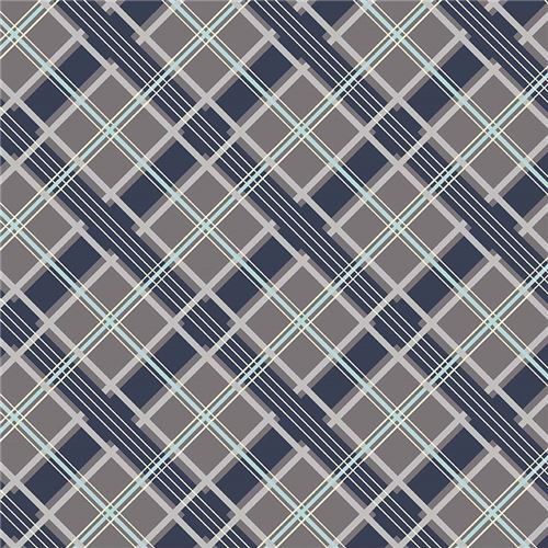 grey navy blue Riley Blake stripe plaid fabric Keep on Groovin 2