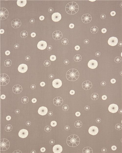 grey sea urchin organic fabric by birch USA 2