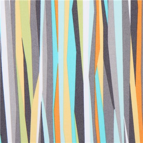 grey white Michael Miller fabric Current Stripe 1