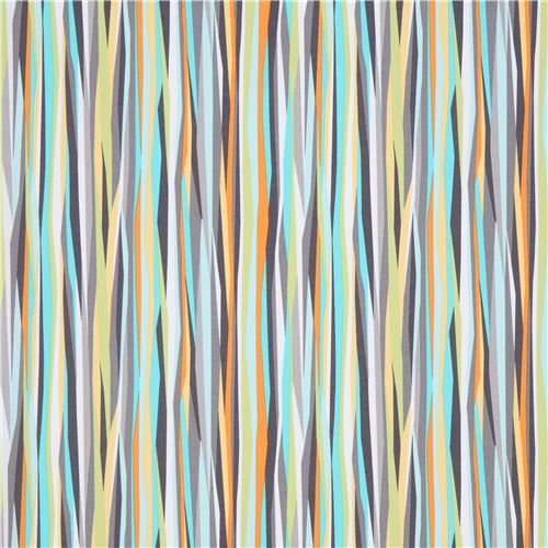 grey white Michael Miller fabric Current Stripe 2