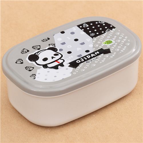 grey white Ojipan panda Bento Box Lunch Box set from Japan - Bentos ...