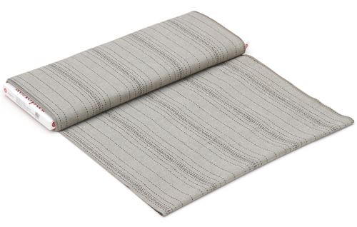 grey with black dash Chambray fabric Andover USA Chambray Rules 3