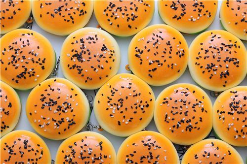 Squishy  en forme de hamburger, bijou pour tlphone portable 5
