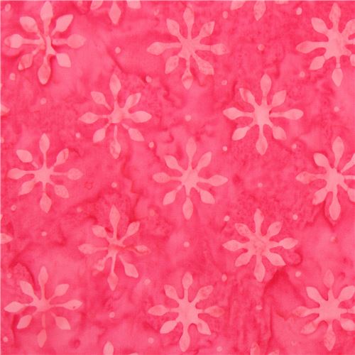 hot pink batik pink flower fabric by Timeless Treasures - modeS4u