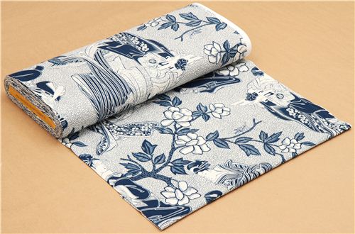 indigo blue Alexander Henry Geisha fabric from the USA 3
