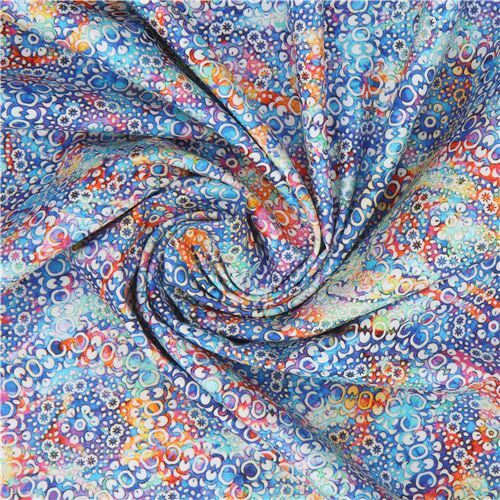 Kaleidoscope Fabric By Quilting Treasures In Blue - ModeS4u