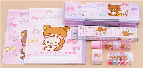 kawaii Rilakkuma stationery gift set by San-X - Pencil Cases ...