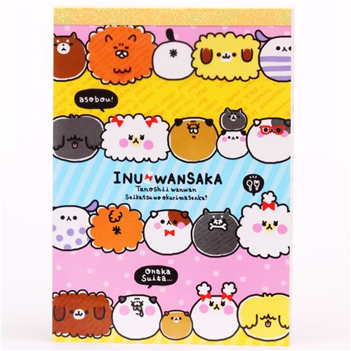 kawaii animal hamster dog cat Note Pad Q-Lia - modeS4u