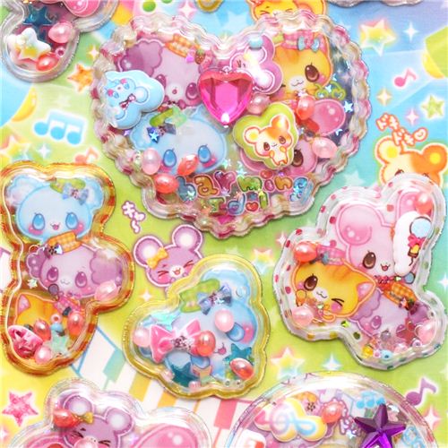 Kawaii Animals Rabbit Bear Capsule Stickers Perfume Sticker - Modes4u