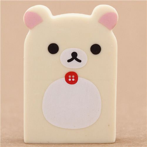 kawaii beige Rilakkuma bear eraser from Japan modeS4u