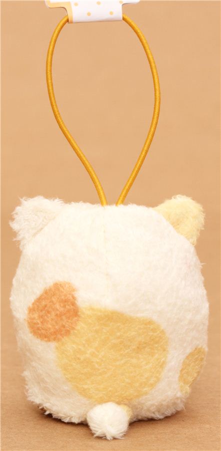 kawaii beige Sumikkogurashi cat plush charm - modeS4u