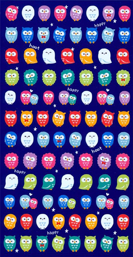 kawaii cute animal owl stickers by Mind Wave - modeS4u