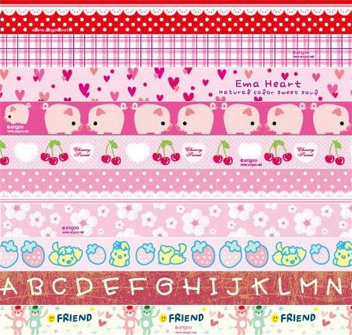 Klebeband Deko Tape kawaii Herz heart deco