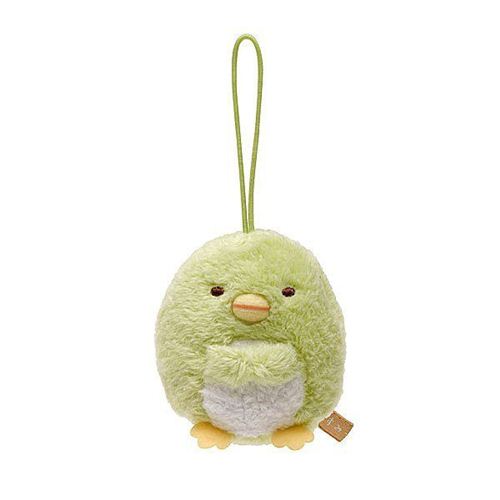 kawaii green Sumikkogurashi penguin plush charm - Cellphone Accessories ...