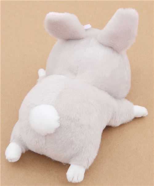 kawaii grey bunny rabbit Kyun To Naki Usagi Nenne plush toy from Japan