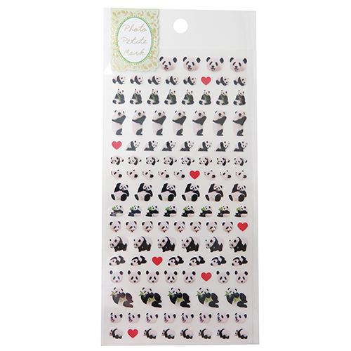 Mini Adesivi Kawaii Cuori Panda Animali Dal Giappone Modes4u