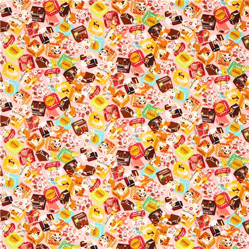 kawaii pink Cosmo tissu srie animaux sweets Japan 2
