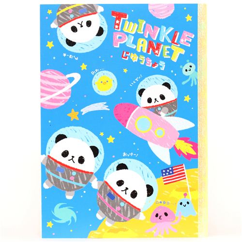 kawaii space panda bear drawing book by Q-Lia - Memo Pads 