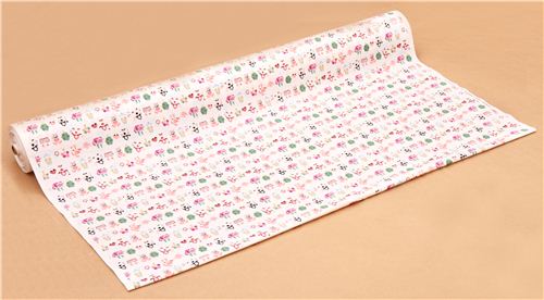 kawaii white Kokka Alice in Wonderland fairy tale fabric from Japan 3