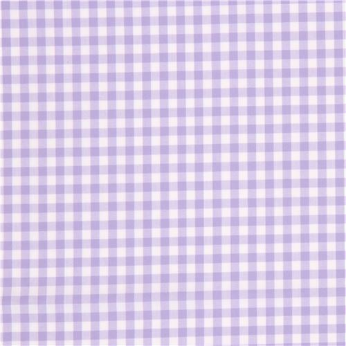 lavender white checkered Robert Kaufman fabric Carolina Gingham - Dots ...