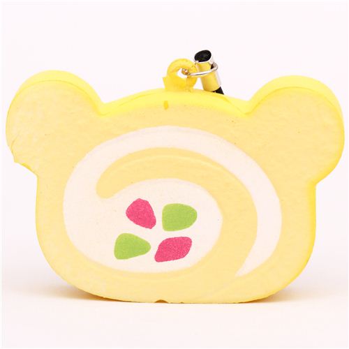 Ciondolo cellulare Rilakkuma pan di spagna limone antistress - Squishy cibi - Squishies ...