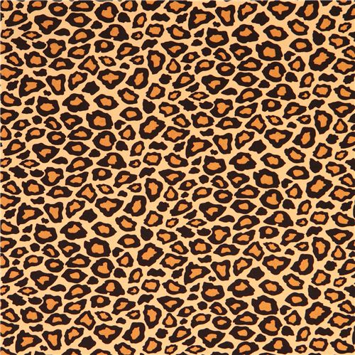 leopard print fabric Metro Living Earth Robert Kaufman Fabric by Robert ...