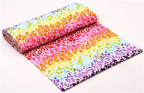 leopard print fabric by Alexander Henry USA Rainbow Leopard 3